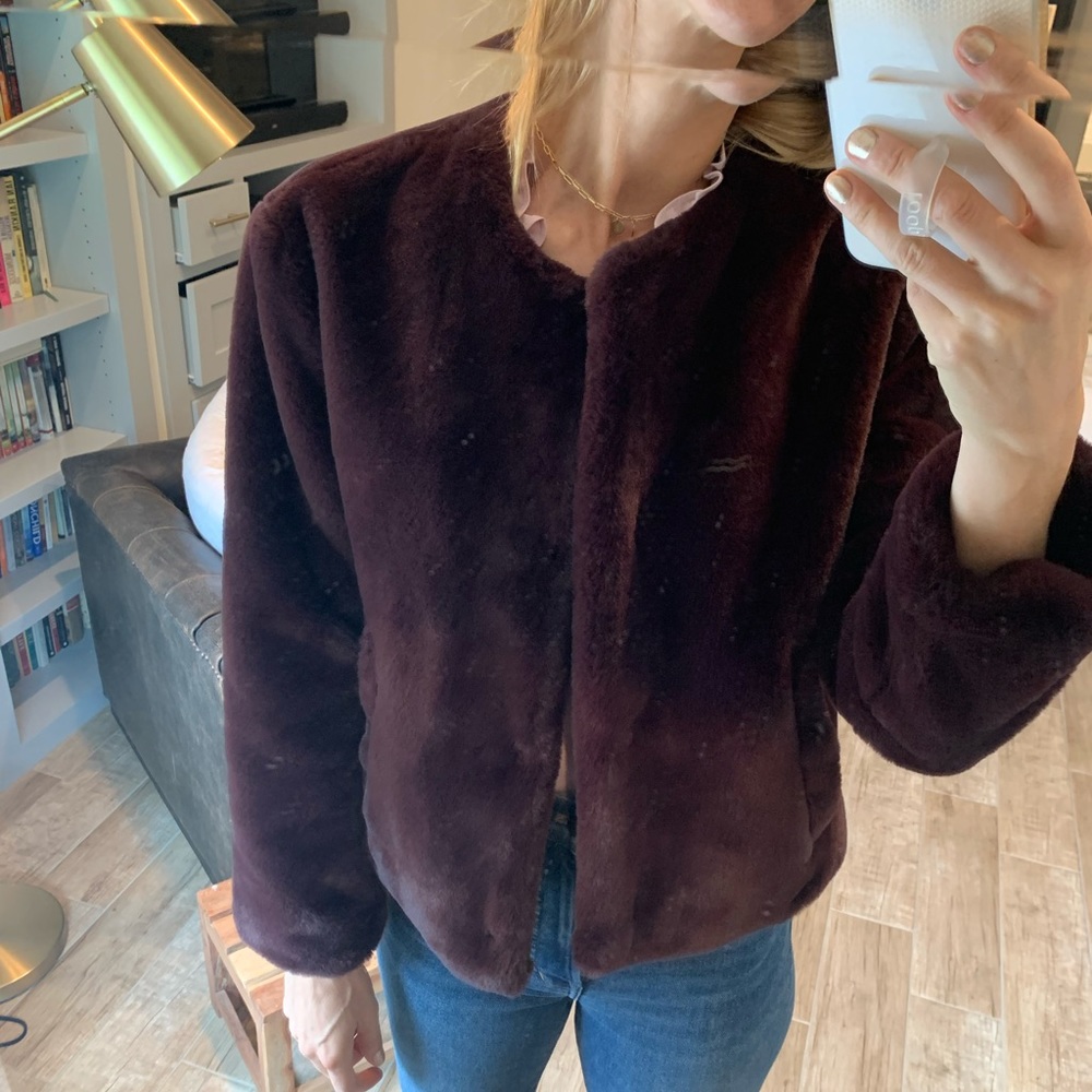 Sanctuary faux fur jacket